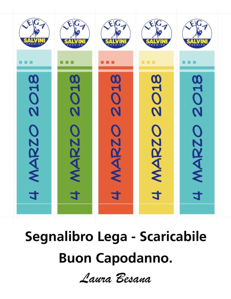 Segnalibro di capodanno