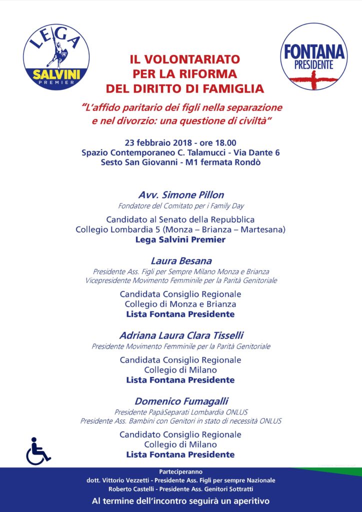 Il volontariato per la riforma del diritto di Famiglia