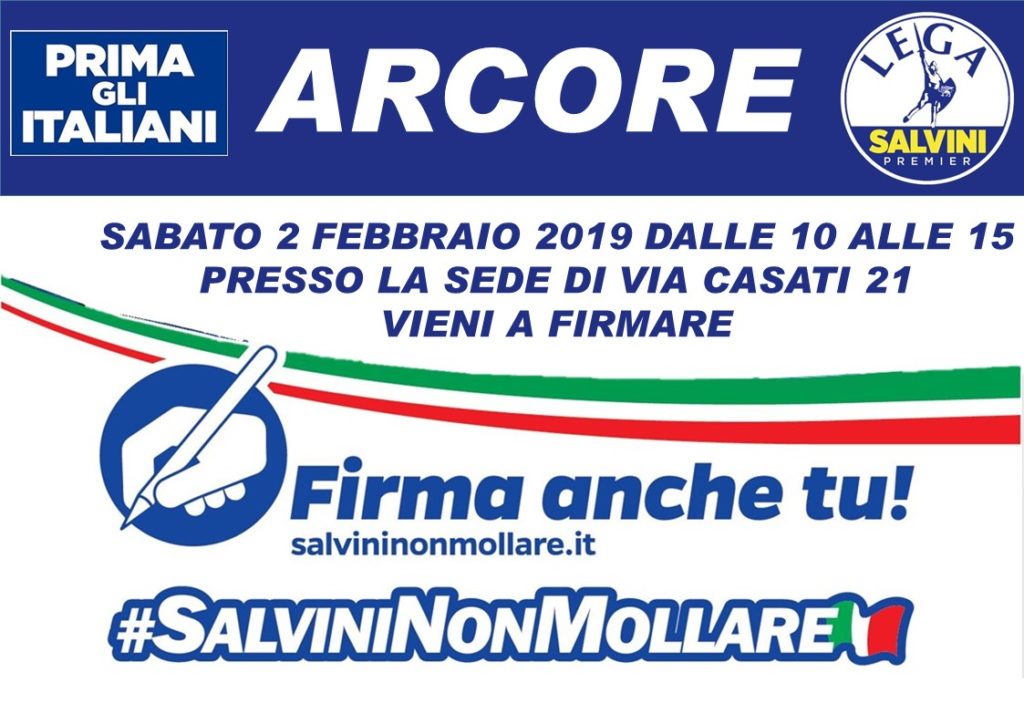 Salvininonmolllare raccolta firme