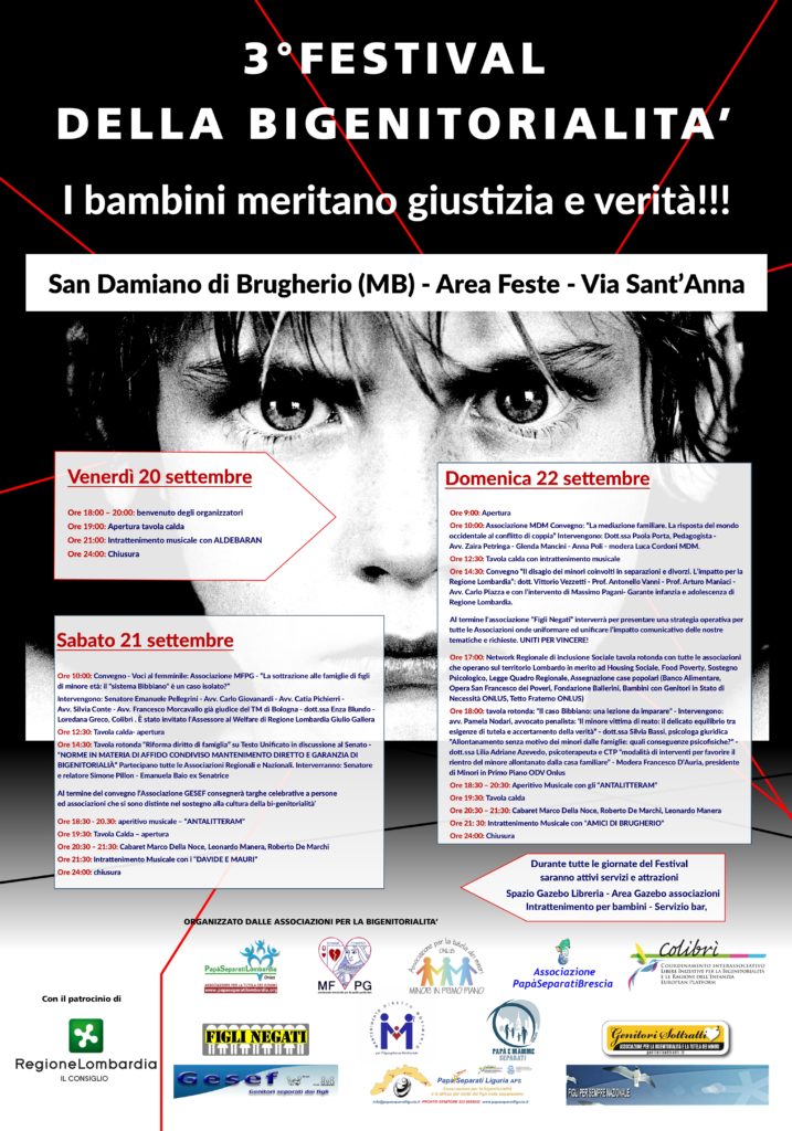 3° Festival della Bigenitorialità