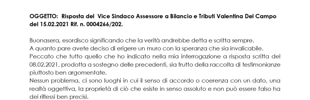 Arcore - Ufficio Tributi - situazione di disagio dei cittadini